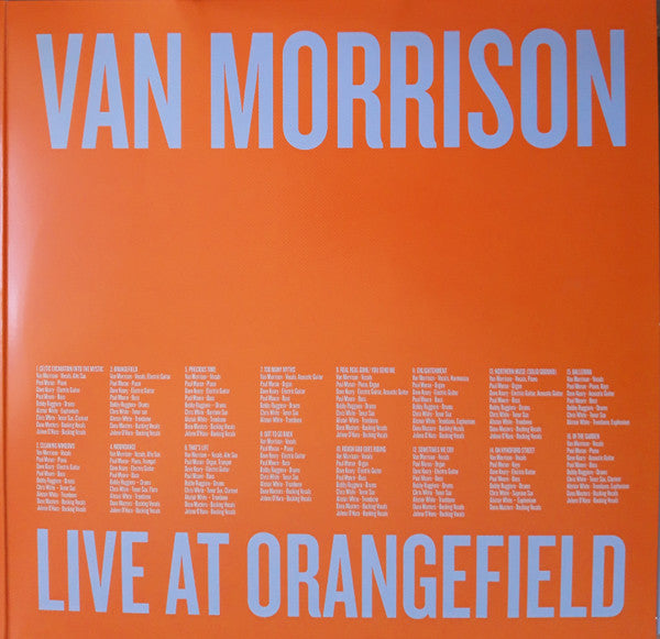 Van Morrison : Live At Orangefield: Be Just And Fear Not (2xLP, Album)