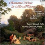 the album cover for Dietrich/Brahms/Kirchner/Schum - Romantic Music for Cello & Piano