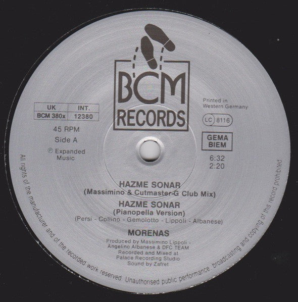 Morenas : Hazme Soñar (12")