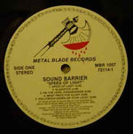 Sound Barrier : Speed Of Light (LP, Album)