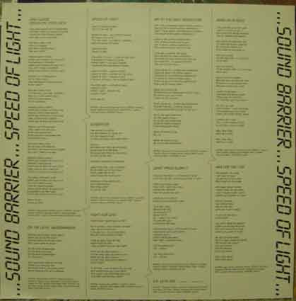 洋楽 SOUND BARRIER - Speed of Light Buy Sound Barrier : Speed Of Light (LP, Album) Online for a