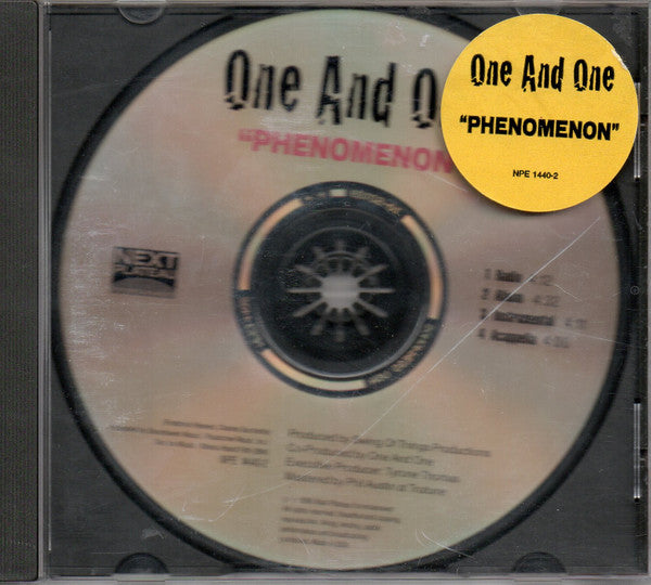One And One : Phenomenon (CD, Single, Promo)