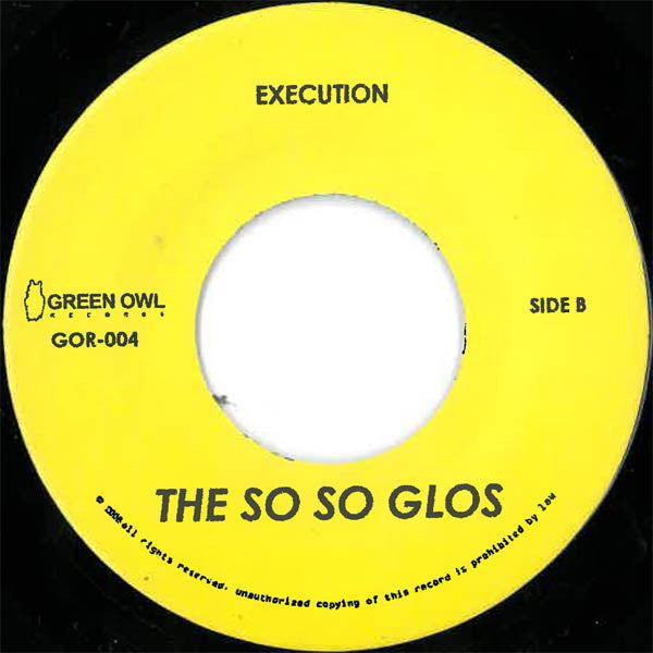 The So So Glos : Throw Your Hands Up (7")