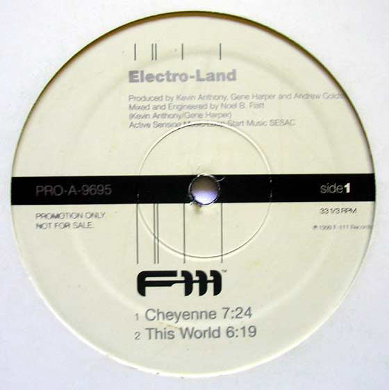 Electro-land* : Cheyenne (12", Promo)