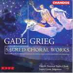 the album cover for Messiaen/Stockhausen/Xenakis - Sacred Choral Works