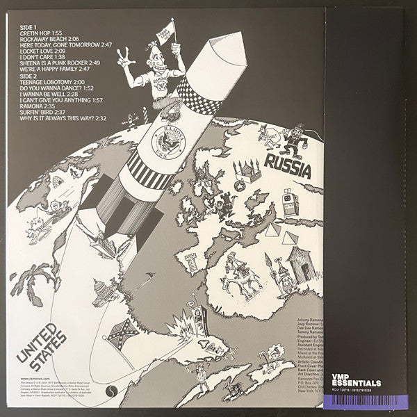 Ramones : Rocket To Russia (LP, Album, Club, RE, RM, Pin)