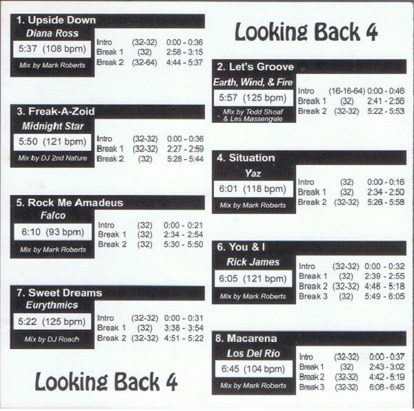 Various : Looking Back 4 (CD, Comp, Promo)
