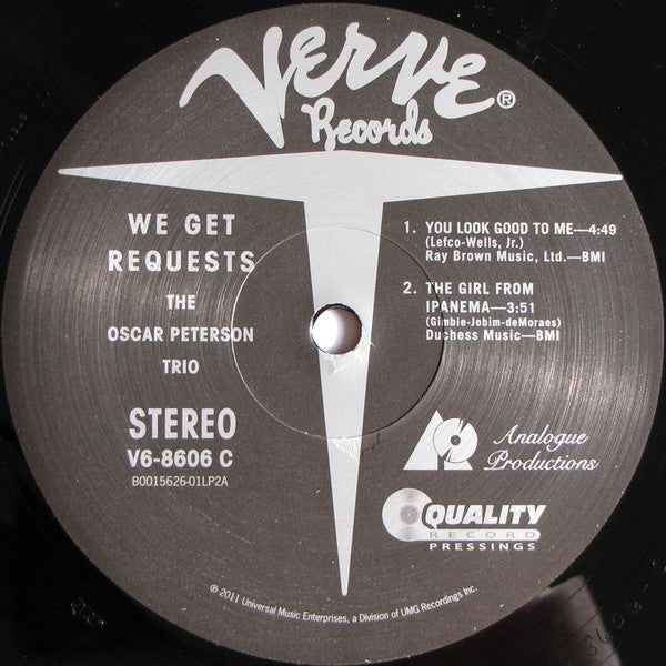 The Oscar Peterson Trio : We Get Requests (2x12", Album, Ltd, RE, RM, 200)