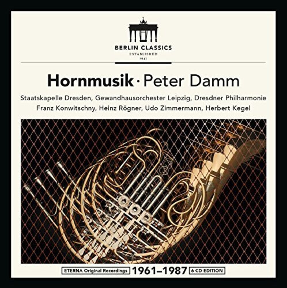 the album cover for Peter Damm / Staatskapelle Dresden - Beethoven, Schumann, Strauss & Vivaldi: Horn Music