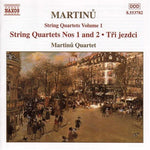 the album cover for Martinu Quartet - String Quartets 1