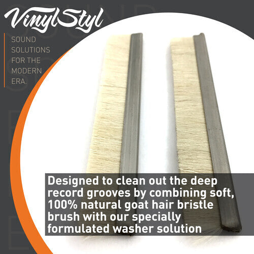 Cepillos de repuesto para discos de vinilo Vinyl Styl® Deep Groove (paquete de 2)