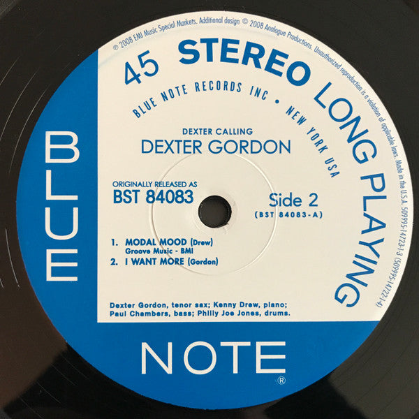 Dexter Gordon : Dexter Calling (2x12", Album, Ltd, Num, RE, 180)