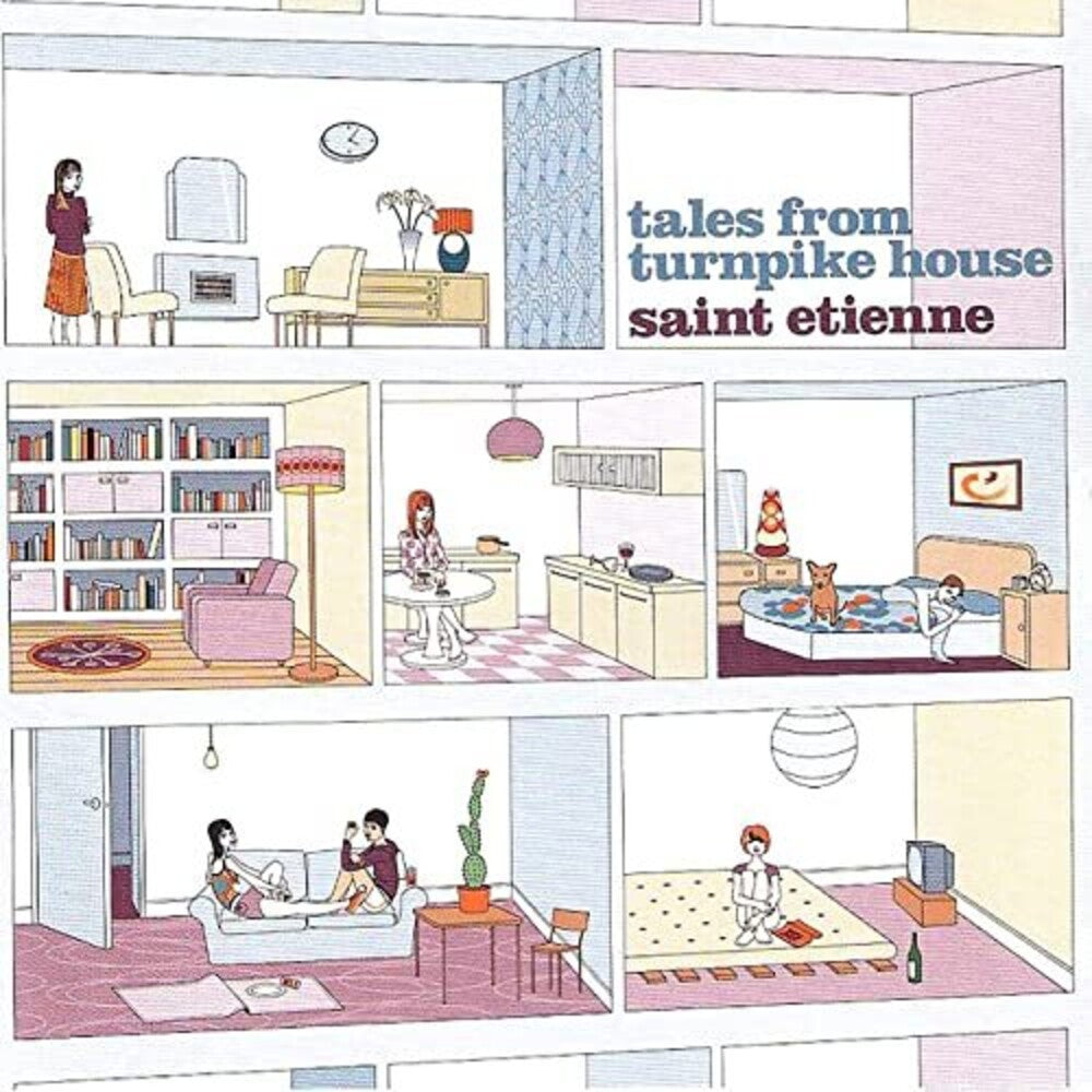 the album cover for Saint Etienne - Tales From Turnpike House