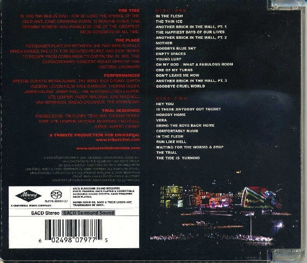 Roger Waters : The Wall (Live In Berlin) (2xSACD, Multichannel, Album, RE)