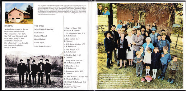 The Band : Music From Big Pink (SACD, Hybrid, Album, Ltd, Num, RE, RM, Min)