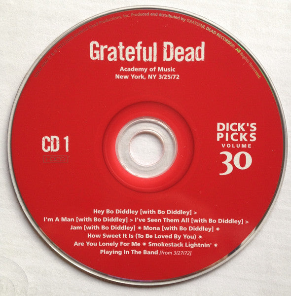 Grateful Dead* : Dick's Picks 30: Academy Of Music, New York, NY 3/25 & 28/72 (4xHDCD, Album)