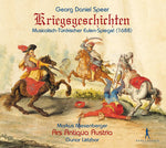 the album cover for Speer / Miesenberger / Ars Antiqua Austria - Speer: Kriegsgeschichten