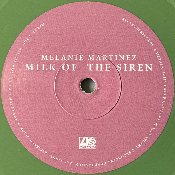 Melanie Martinez (2) : Milk Of The Siren (7", S/Sided, Single, Etch, Ltd, Gre)