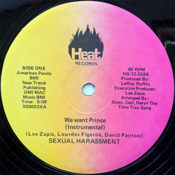 Sexual Harassment* : We Want Prince (12")