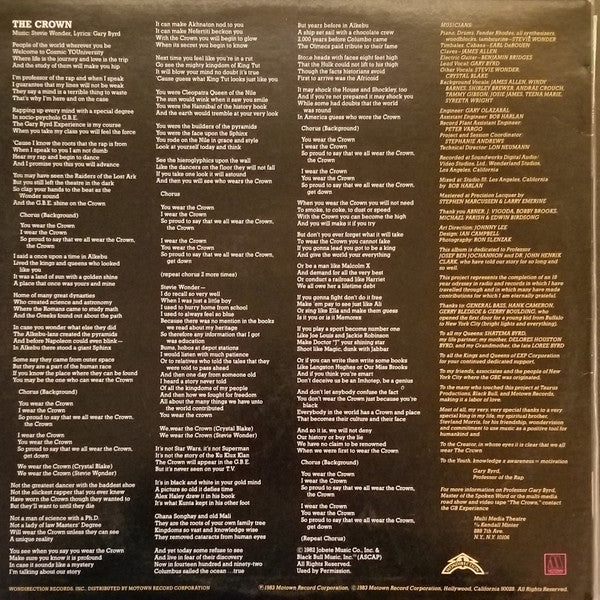 Gary Byrd And The G.B. Experience* : The Crown (12")