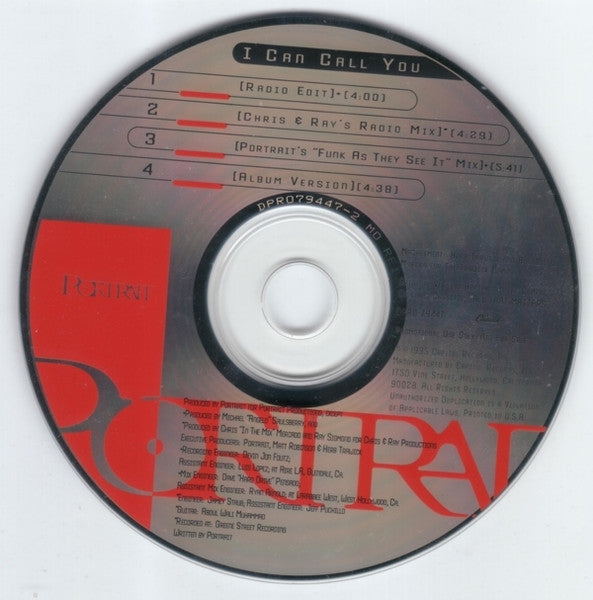 Portrait : I Can Call You (CD, Single, Promo)