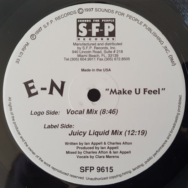 E-N* : Make U Feel (12")