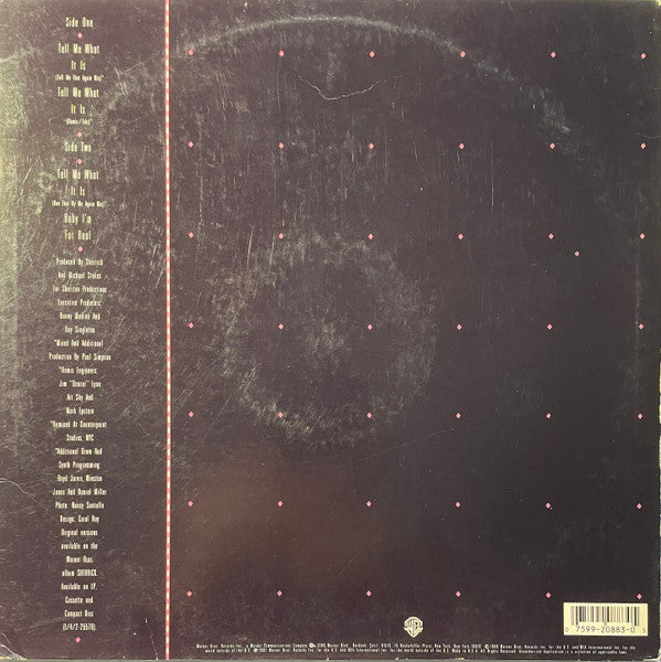 Sherrick : Tell Me What It Is (12", Maxi)