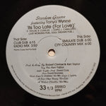 Stardom Groove Featuring Tonya Wynne : It's Too Late (For Love) (12", Promo)