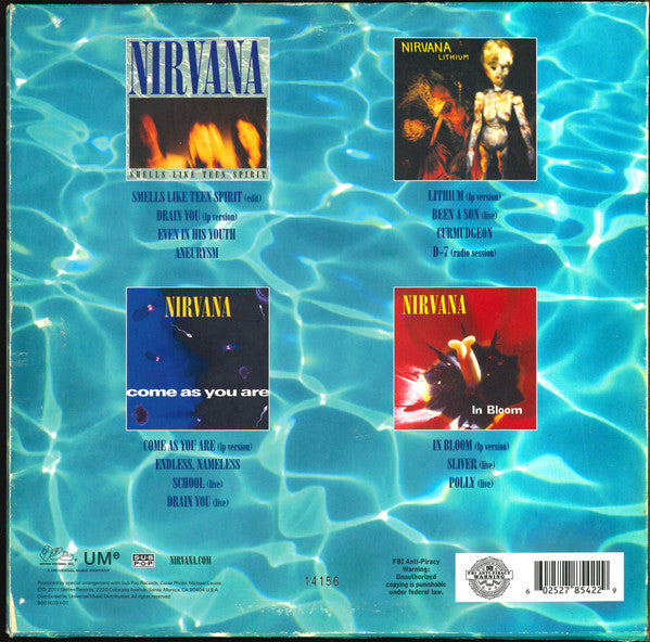 Nirvana : Nevermind - The Singles (4x10", Single + Box, RSD, Comp, Ltd, Num)