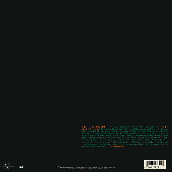 Sound Factory* : Come Take Control (12", Single)