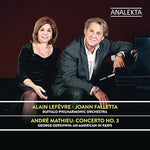 the album cover for Andre Mathieu / Lefevre,Alain / Falletta,Joann - Concerto 3 / An American in Paris