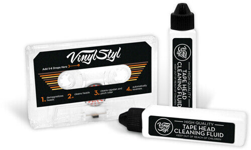 Vinyl Styl Audio Cassette Head Cleaner & Demagnetizer - For Home/Auto/Portable