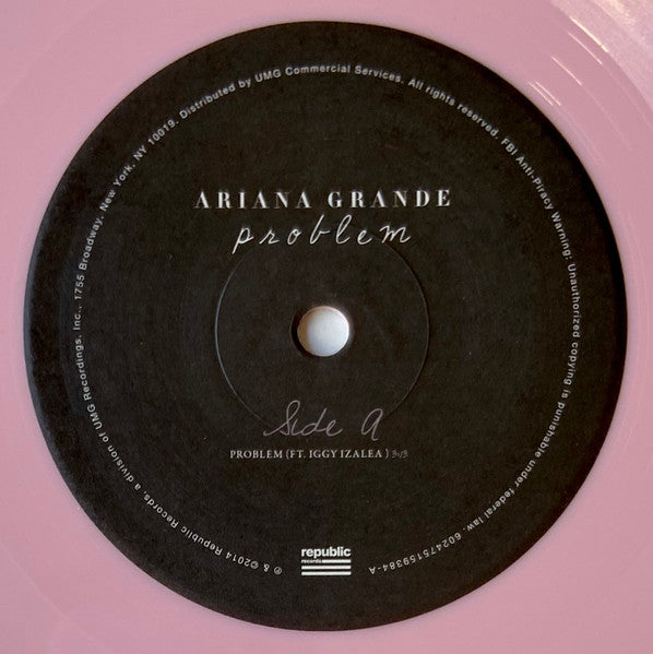Ariana Grande : Problem (7", Single, Ltd, Pin)