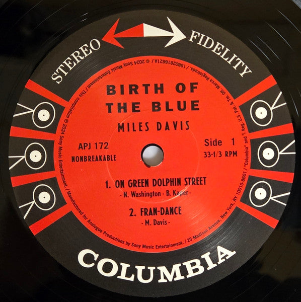 Miles Davis : Birth Of The Blue (LP, Comp, Ltd, Num, RE)