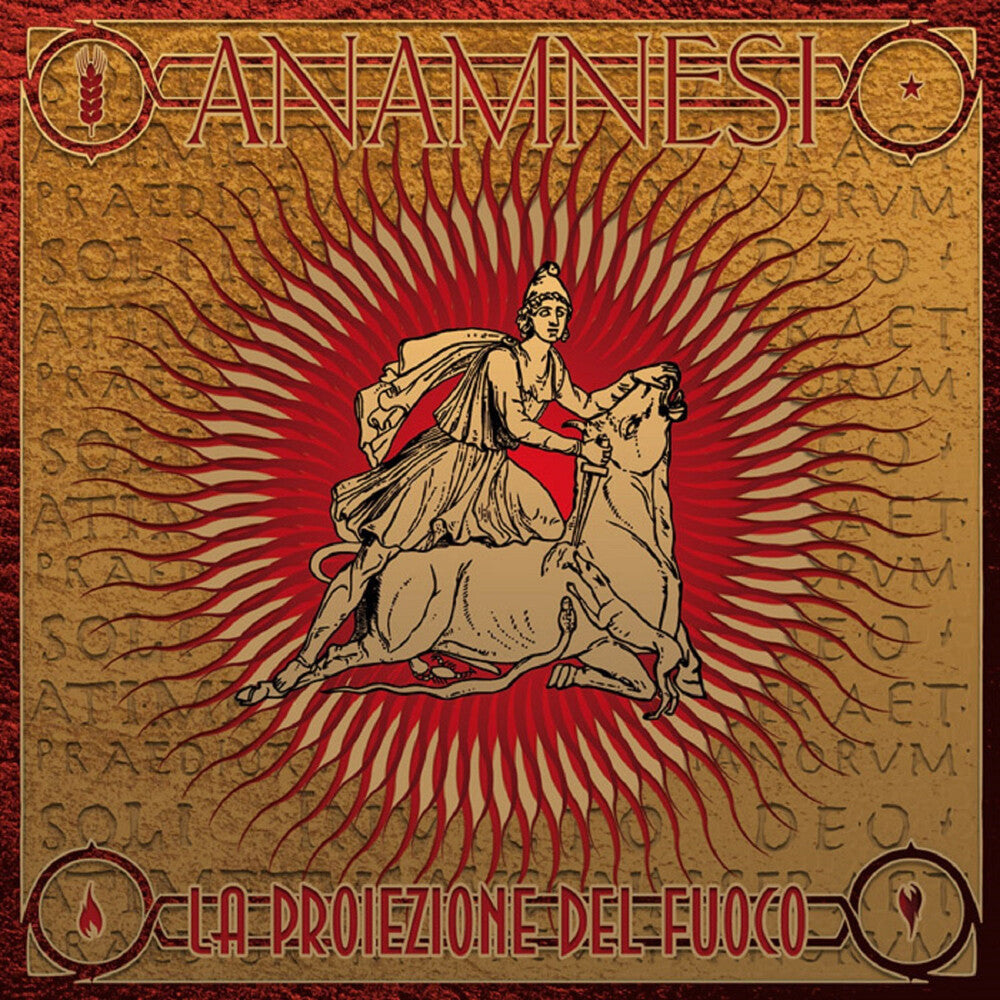 the album cover for Anamnesi - La Proiezione Del Fuoco