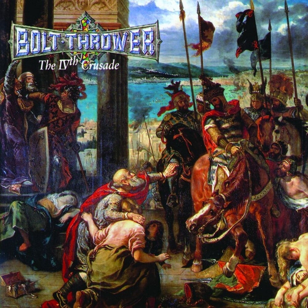 the album cover for Bolt Thrower - Ivth Crusade