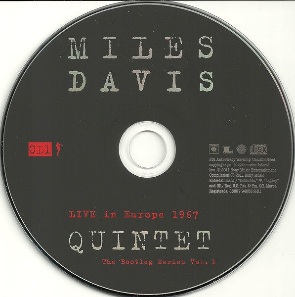 Miles Davis Quintet* : Live In Europe 1967 (The Bootleg Series Vol. 1) (3xCD, Album + DVD-V, RE, NTSC)