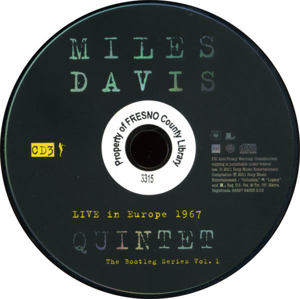 Miles Davis Quintet* : Live In Europe 1967 (The Bootleg Series Vol. 1) (3xCD, Album + DVD-V, RE, NTSC)
