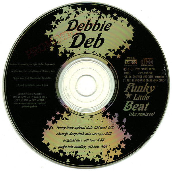 Debbie Deb : Funky Little Beat (The Remixes) (CD, Single, Promo)