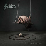 the album cover for Schizo - Rotten Spiral