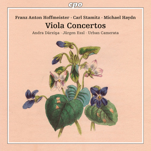 the album cover for Stamitz / Hoffmeister / Haydn / Darzina / Essl - Stamitz Hoffmeister & Haydn: Viola Concertos