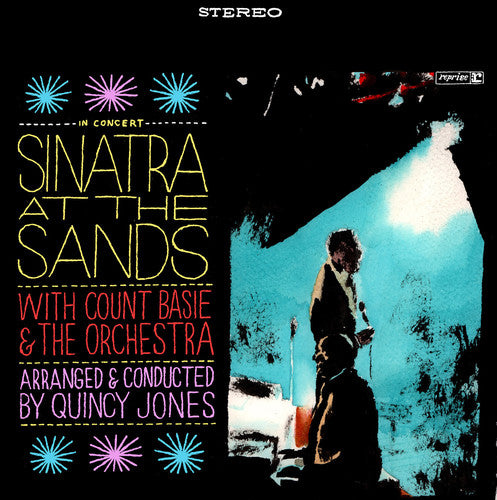 the album cover for Frank Sinatra - Sinatra At The Sands [2 LP]