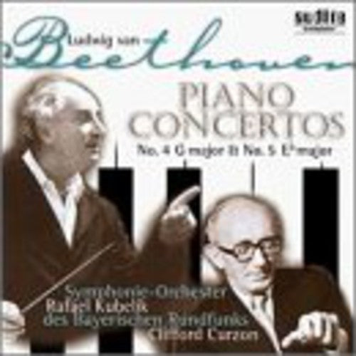 the album cover for CLIFFORD CURZON - Concertos for Piano & Orchestra