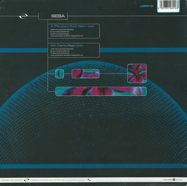 Seba : Planetary Funk Alert / Camouflage (12", Blu)