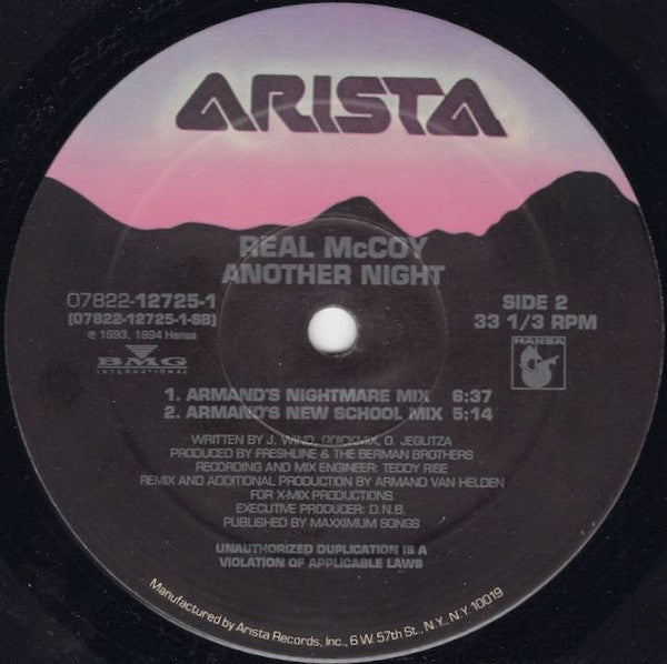 Real McCoy : Another Night (12")