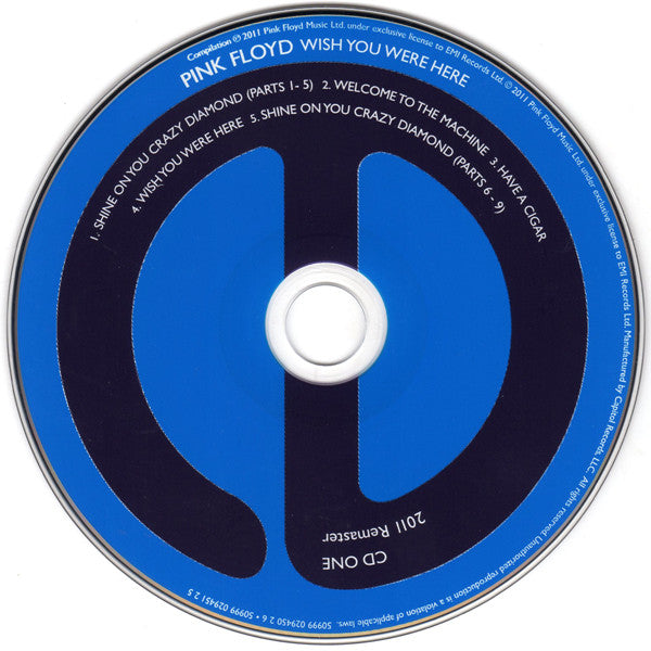 Pink Floyd : Wish You Were Here • Experience Edition (CD, Album, RE, RM + CD, Album +Ex)