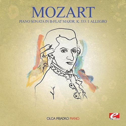 the album cover for Olga Prjadko - Piano Sonata in B-Flat Maj K 333