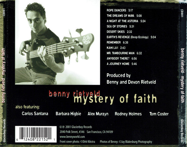 Benny Rietveld : Mystery Of Faith (CD, Album)
