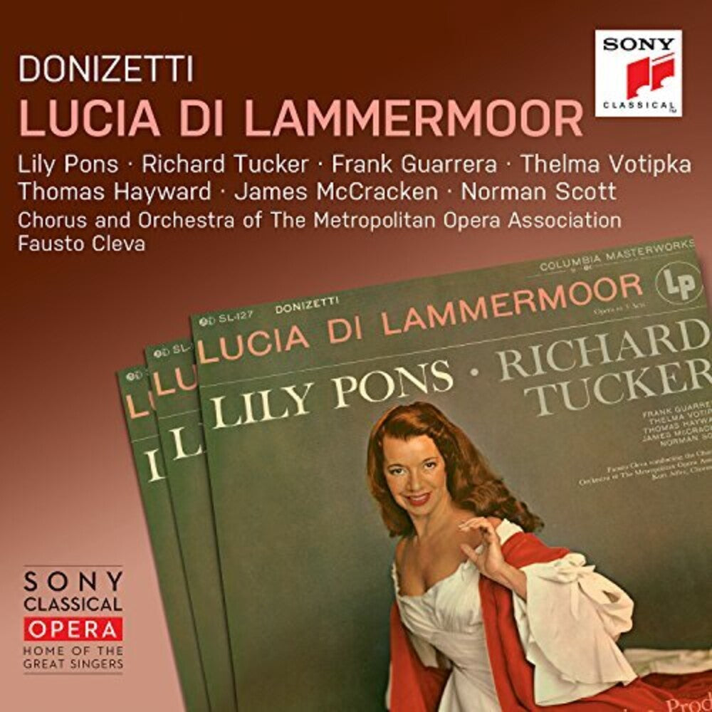 the album cover for Donizetti / Cammarano / Cleva - Lucia Di Lammermoor