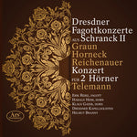 the album cover for Johann Graun / Horneck,Graun / Branny,Helmut - Dresden Bassoon Concerto
